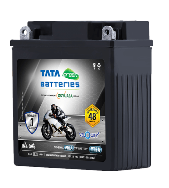 2Wheeler YT5A Velocity Plus - Batteries -VRLA