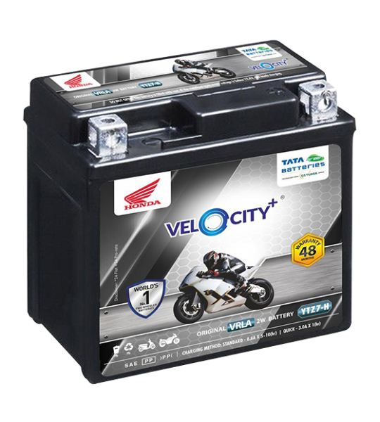 2Wheeler YTZ7-H  Velocity Plus - Batteries -VRLA