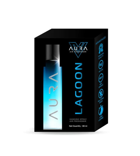 Vista Aura Hanging Air Freshener - Lagoon